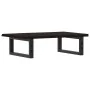 Estante de lavabo de pared de acero y madera maciza de roble de , Tocadores de baño - Ref: Foro24-3302581, Precio: 67,87 €, D...