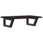 Estante de lavabo de pared de acero y madera maciza de roble de , Tocadores de baño - Ref: Foro24-3302583, Precio: 70,23 €, D...