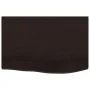 Estante de lavabo de pared de acero y madera maciza de roble de , Tocadores de baño - Ref: Foro24-3302583, Precio: 70,23 €, D...