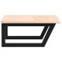 Estante de lavabo de pared de acero y madera maciza de roble de , Tocadores de baño - Ref: Foro24-3302595, Precio: 77,73 €, D...