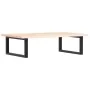 Estante de lavabo de pared de acero y madera maciza de roble by , bathroom vanities - Ref: Foro24-3302597, Price: 90,22 €, Di...
