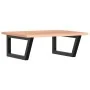 Estante de lavabo de pared de acero y madera maciza de roble von , Badezimmerwaschtische - Ref: Foro24-3302607, Preis: 88,66 ...