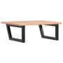 Estante de lavabo de pared de acero y madera maciza de roble von , Badezimmerwaschtische - Ref: Foro24-3302607, Preis: 88,66 ...