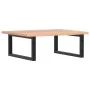 Estante de lavabo de pared de acero y madera maciza de roble von , Badezimmerwaschtische - Ref: Foro24-3302605, Preis: 89,61 ...