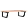 Estante de lavabo de pared de acero y madera maciza de roble de , Tocadores de baño - Ref: Foro24-3302611, Precio: 97,43 €, D...