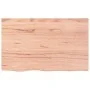 Estante de lavabo de pared de acero y madera maciza de roble de , Tocadores de baño - Ref: Foro24-3302611, Precio: 97,43 €, D...