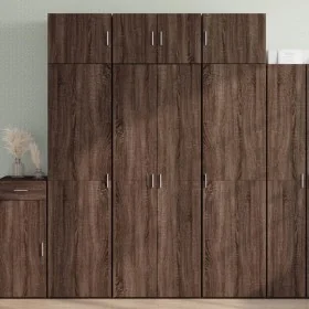 Aparador alto madera de ingeniería marrón roble 70x42,5x185 cm by , Sideboards - Ref: Foro24-3281426, Price: 192,86 €, Discou...