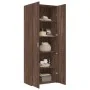 Aparador alto madera de ingeniería marrón roble 70x42,5x185 cm de , Aparadores - Ref: Foro24-3281426, Precio: 192,81 €, Descu...