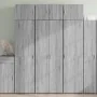 Aparador alto madera de ingeniería gris Sonoma 70x42,5x185 cm de , Aparadores - Ref: Foro24-3281432, Precio: 204,14 €, Descue...