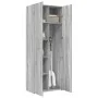 Aparador alto madera de ingeniería gris Sonoma 70x42,5x185 cm de , Aparadores - Ref: Foro24-3281432, Precio: 204,14 €, Descue...