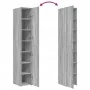 Aparador de madera de ingeniería gris Sonoma 30x42,5x185 cm de , Aparadores - Ref: Foro24-3281397, Precio: 135,54 €, Descuent...