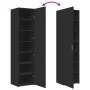 Aparador de madera de ingeniería negro 45x42,5x185 cm von , Sideboards - Ref: Foro24-3281407, Preis: 185,09 €, Rabatt: %