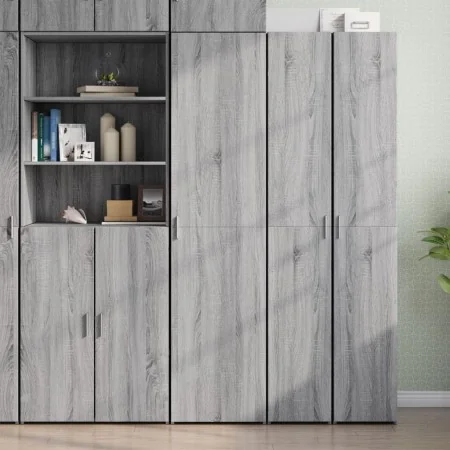 Aparador de madera de ingeniería gris Sonoma 45x42,5x185 cm von , Sideboards - Ref: Foro24-3281411, Preis: 166,33 €, Rabatt: %