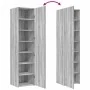 Aparador de madera de ingeniería gris Sonoma 45x42,5x185 cm von , Sideboards - Ref: Foro24-3281411, Preis: 166,33 €, Rabatt: %