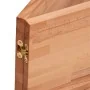 Estante de lavabo de pared de acero y madera maciza de haya von , Badezimmerwaschtische - Ref: Foro24-3302459, Preis: 189,55 ...