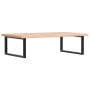 Estante de lavabo de pared de acero y madera maciza de haya de , Tocadores de baño - Ref: Foro24-3302517, Precio: 124,87 €, D...