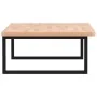 Estante de lavabo de pared de acero y madera maciza de haya de , Tocadores de baño - Ref: Foro24-3302517, Precio: 124,87 €, D...