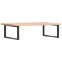 Estante de lavabo de pared de acero y madera maciza de haya de , Tocadores de baño - Ref: Foro24-3302517, Precio: 124,87 €, D...