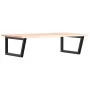 Estante de lavabo de pared de acero y madera maciza de roble de , Tocadores de baño - Ref: Foro24-3302639, Precio: 113,11 €, ...