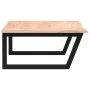Estante de lavabo de pared de acero y madera maciza de roble de , Tocadores de baño - Ref: Foro24-3302639, Precio: 113,11 €, ...