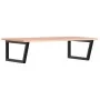 Estante de lavabo de pared de acero y madera maciza de roble von , Badezimmerwaschtische - Ref: Foro24-3302651, Preis: 98,89 ...