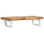 Estante de lavabo de pared acero y madera maciza de acacia by , bathroom vanities - Ref: Foro24-3302742, Price: 92,69 €, Disc...