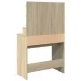 Tocador con luces LED color roble Sonoma 80x41x134,5 cm by , Bedroom Dressers - Ref: Foro24-848187, Price: 138,86 €, Discount: %