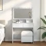 Tocador con luces LED blanco 80x41x134,5 cm by , Bedroom Dressers - Ref: Foro24-848185, Price: 167,57 €, Discount: %
