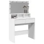 Tocador con luces LED blanco 80x41x134,5 cm by , Bedroom Dressers - Ref: Foro24-848185, Price: 167,57 €, Discount: %