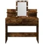 Tocador con luces LED color roble ahumado 100x40x130 cm by , Bedroom Dressers - Ref: Foro24-848203, Price: 132,94 €, Discount: %