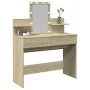 Tocador con LED color roble Sonoma 100x40x130 cm by , Bedroom Dressers - Ref: Foro24-848201, Price: 150,75 €, Discount: %