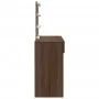 Tocador con LED marrón roble 100x40x130 cm von , Schlafzimmerkommoden - Ref: Foro24-848198, Preis: 139,48 €, Rabatt: %