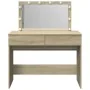 Tocador con luces LED color roble Sonoma 100x40x120 cm by , Bedroom Dressers - Ref: Foro24-848208, Price: 145,36 €, Discount: %