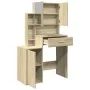 Tocador con mueble roble Sonoma 80x35x132 cm von , Schlafzimmerkommoden - Ref: Foro24-848236, Preis: 143,97 €, Rabatt: %