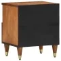 Mesita de noche de madera maciza de mango 40x33x46 cm de , Mesitas de noche - Ref: Foro24-358290, Precio: 53,65 €, Descuento: %