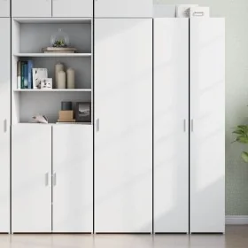 Aparador de madera de ingeniería blanco 50x42,5x185 cm by , Sideboards - Ref: Foro24-3281413, Price: 174,53 €, Discount: %