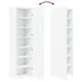 Aparador de madera de ingeniería blanco 50x42,5x185 cm by , Sideboards - Ref: Foro24-3281413, Price: 181,21 €, Discount: %