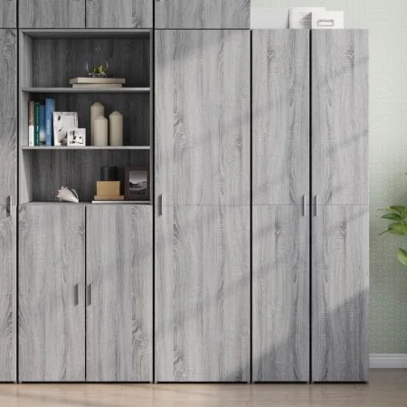 Aparador de madera de ingeniería gris Sonoma 50x42,5x185 cm by , Sideboards - Ref: Foro24-3281418, Price: 160,60 €, Discount: %