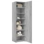 Aparador de madera de ingeniería gris Sonoma 50x42,5x185 cm by , Sideboards - Ref: Foro24-3281418, Price: 160,60 €, Discount: %