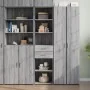 Aparador de madera de ingeniería gris Sonoma 45x42,5x185 cm von , Sideboards - Ref: Foro24-3281453, Preis: 115,42 €, Rabatt: %