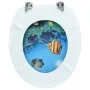 Asiento de inodoro con tapa MDF diseño de fondo submarino by , Toilet and bidet seats - Ref: Foro24-146909, Price: 42,46 €, D...