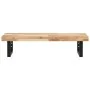 Estante de lavabo de pared acero y madera maciza de acacia by , bathroom vanities - Ref: Foro24-3302693, Price: 90,97 €, Disc...