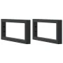 Estante de lavabo de pared acero y madera maciza de acacia by , bathroom vanities - Ref: Foro24-3302693, Price: 90,97 €, Disc...