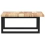 Estante de lavabo de pared acero y madera maciza de acacia von , Badezimmerwaschtische - Ref: Foro24-3302761, Preis: 70,39 €,...