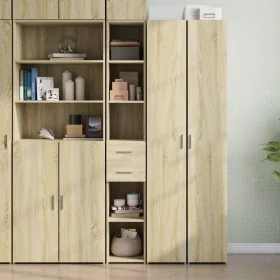 Aparador de madera de ingeniería roble Sonoma 30x42,5x185 cm by , Sideboards - Ref: Foro24-846238, Price: 90,76 €, Discount: %