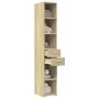 Aparador de madera de ingeniería roble Sonoma 30x42,5x185 cm de , Aparadores - Ref: Foro24-846238, Precio: 91,61 €, Descuento: %