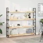 Estantes flotantes 3 uds madera acacia sin tratar 120x20x4 cm by , Shelves and shelves - Ref: Foro24-3279433, Price: 137,25 €...