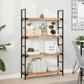 Estante flotante madera acacia maciza acabado aceite 80x20x4 cm by , Shelves and shelves - Ref: Foro24-3279583, Price: 39,71 ...