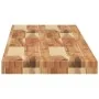 Estante flotante 2 uds madera acacia acabado aceite 140x30x4 cm by , Shelves and shelves - Ref: Foro24-3279624, Price: 162,41...