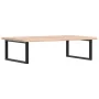 Estante de lavabo de pared de acero y madera maciza de roble de , Tocadores de baño - Ref: Foro24-3302465, Precio: 127,34 €, ...